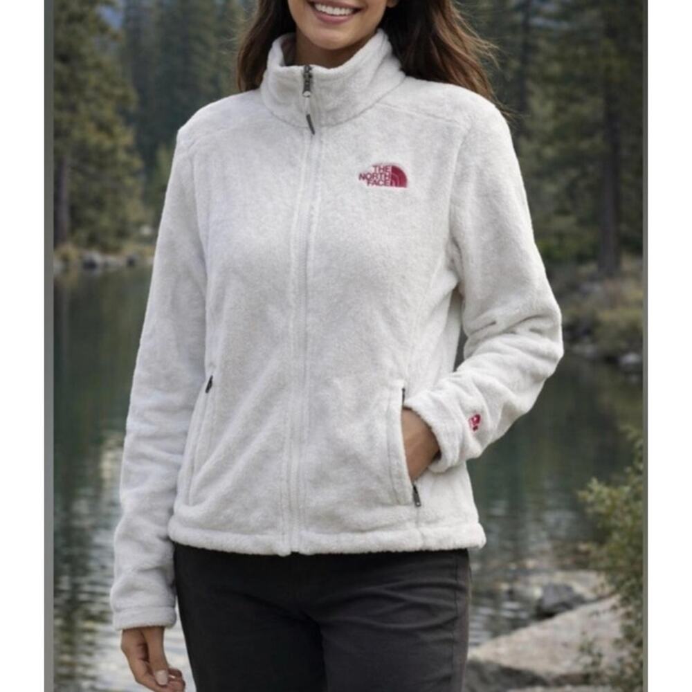 North Face Pink Ribbon Fleece Jacket Size XL. - Picture 10 of 10